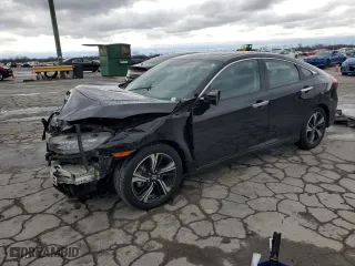 2017 Honda Civic Sedan Touring with VIN 19XFC1F92HE012456, listed as a Copart auction lot 49934575 with 124,107 mi miles and Salvage Title. Bid and sale history available at carsss.com. Image 1.