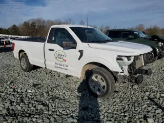 2023 Ford F-150 XL with VIN 1FTMF1CB9PKE06134, listed as a Copart auction lot 43435005 with 51,365 mi miles and Salvage Title. Bid and sale history available at carsss.com. Image 4.
