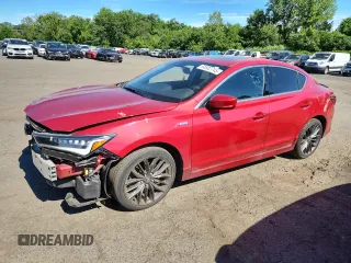 2020 Acura ILX Premium with VIN 19UDE2F8XLA012409, listed as a Copart auction lot 64682745 with 45,916 mi miles and Salvage title. Bid and sale history available at DreamBid. Image 1.
