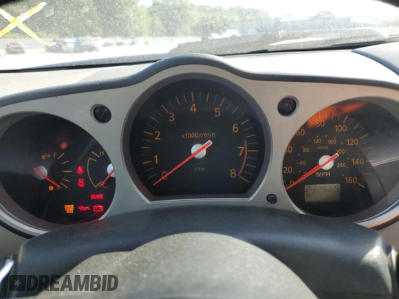 2003 Nissan 350Z Enthusiast with VIN JN1AZ34D43T103517, listed as a Copart auction lot 55512175 with 232,665 mi miles and Salvage Title. Bid and sale history available at carsss.com. Image 9.