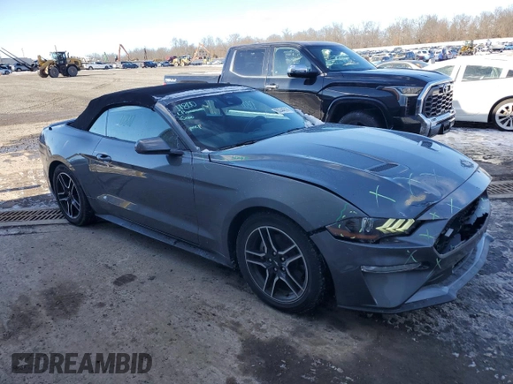 2022 Ford Mustang EcoBoost with VIN 1FATP8UH1N5103774, listed as a Copart auction lot 86244614 with 52,320 mi miles and Salvage Title. Bid and sale history available at carsss.com. Image 4.