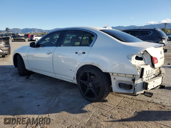 2013 Infiniti G37 x with VIN JN1CV6AR2DM766439, listed as a Copart auction lot 46060045 with 136,844 mi miles and Salvage Title. Bid and sale history available at DreamBid. Image 2.