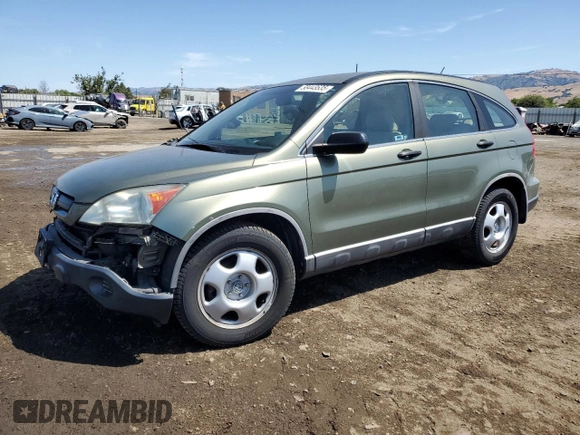 2009 Honda CR-V LX z VIN 5J6RE38389L002173, wystawiony jako Copart lot #58443535 z przebiegiem 124 346 mil mil oraz Szkoda całkowita • Salvage title. Historia ofert i sprzedaży dostępna na DreamBid. Obrazek 1.