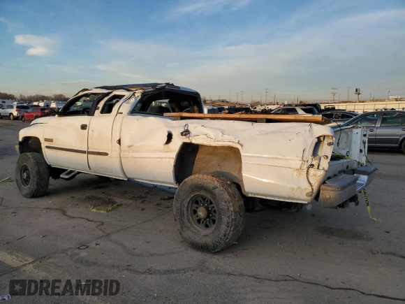 2001 Dodge Ram 2500 with VIN 3B7KF236X1G750022, listed as a Copart auction lot 85817554 with 138,699 mi miles and Salvage Title. Bid and sale history available at carsss.com. Image 2.