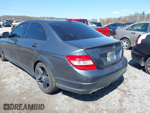 2009 Mercedes-Benz C-Class 3.5L Sport with VIN WDDGF56X79R048947, listed as a IAAI auction lot 41995635 with 141,831 mi miles. Bid and sale history available at carsss.com. Image 3.