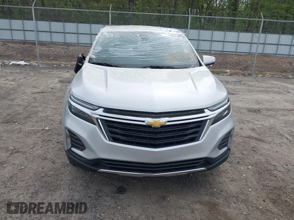 2022 Chevrolet Equinox LT with VIN 3GNAXKEV5NL102914, listed as a IAAI auction lot 41971296 with 69,413 mi miles. Bid and sale history available at carsss.com. Image 12.