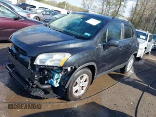 2015 Chevrolet Trax LT with VIN KL7CJLSB5FB060070, listed as a IAAI auction lot 41973231 with 44,802 mi miles. Bid and sale history available at carsss.com. Image 17.
