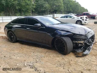 2021 Mercedes-Benz AMG GT with VIN W1K7X5KB5MA039808, listed as a Copart auction lot 63608354 with 18,253 mi miles and Salvage Title. Bid and sale history available at carsss.com. Image 4.
