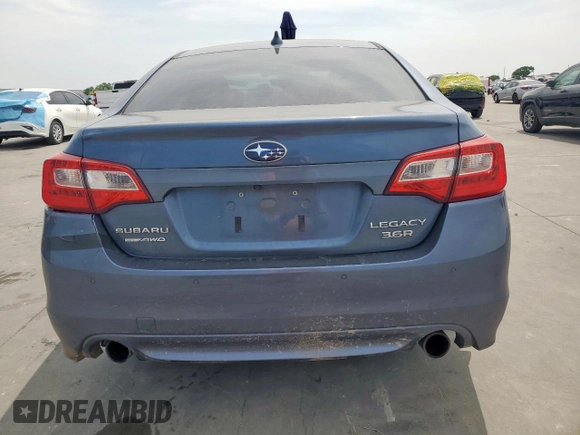 2017 Subaru Legacy Limited with VIN 4S3BNEN60H3029786, listed as a Copart auction lot 53512505 with 83,211 mi miles and Salvage Title. Bid and sale history available at carsss.com. Image 6.