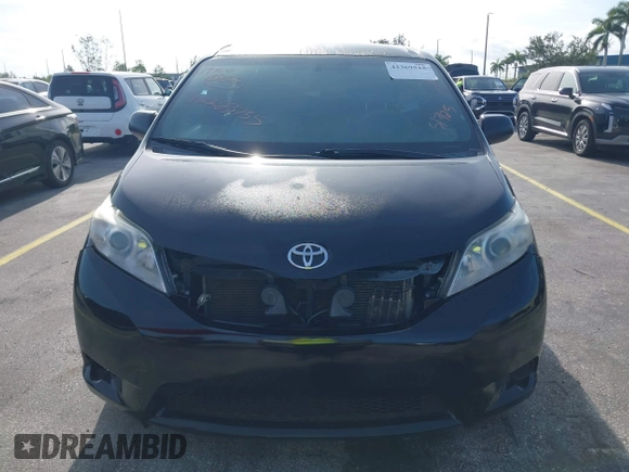 2013 Toyota Sienna L with VIN 5TDZK3DC9DS357722, listed as a IAAI auction lot 42369515 with 190,548 mi miles and . Bid and sale history available at DreamBid. Image 6.