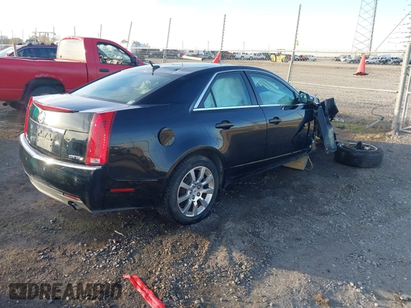 2008 Cadillac CTS AWD w/1SB with VIN 1G6DT57V280175582, listed as a IAAI auction lot 41017186 with 139,062 mi miles. Bid and sale history available at carsss.com. Image 4.