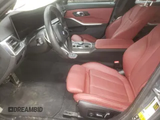 2024 BMW 3 Series M340i xDrive with VIN 3MW49FF07R8E07606, listed as a Copart auction lot 43649495 with 0 mi miles and Salvage Title. Bid and sale history available at carsss.com. Image 7.