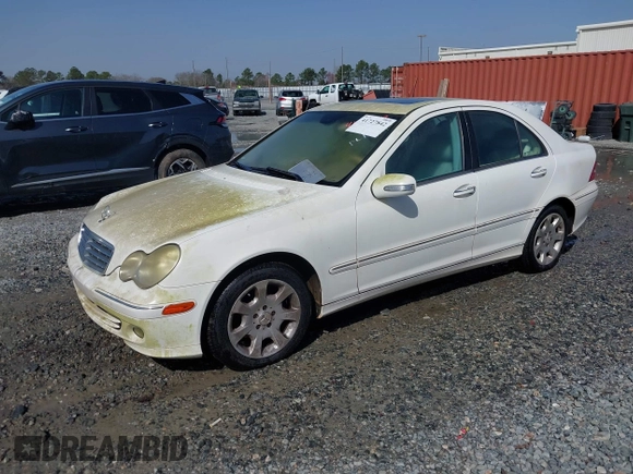 2005 Mercedes-Benz C 240 with VIN WDBRF61J25A701333, listed as a IAAI auction lot 41727842 with 219,135 mi miles and . Bid and sale history available at DreamBid. Image 2.