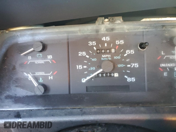 1993 Ford Ranger Splash with VIN 1FTCR10A8PPB07154, listed as a Copart auction lot 44453725 with 29,419 mi miles and Salvage title. Bid and sale history available at DreamBid. Image 9.