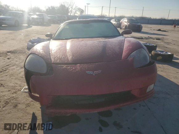 2008 Chevrolet Corvette with VIN 1G1YY26W785118119, listed as a Copart auction lot 87317354 with 0 mi miles and Salvage Title. Bid and sale history available at carsss.com. Image 5.