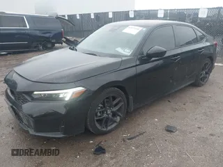 2025 Honda Civic Sport with VIN 2HGFE2F54SH538937, listed as a IAAI auction lot 42177510 with 5,182 mi miles and . Bid and sale history available at DreamBid. Image 17.