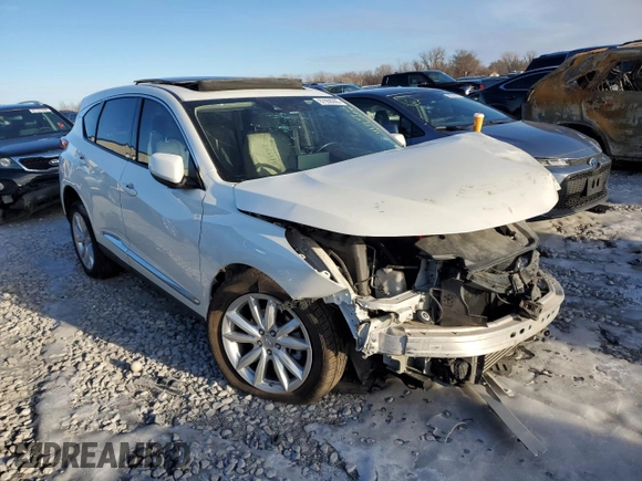 2019 Acura RDX with VIN 5J8TC1H30KL025072, listed as a Copart auction lot 87956285 with 0 mi miles and Salvage Title. Bid and sale history available at carsss.com. Image 4.