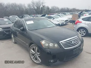 2008 Infiniti M45 with VIN JNKBY01E78M500350, listed as a IAAI auction lot 41740865 with 1 mi miles. Bid and sale history available at carsss.com. Image 1.
