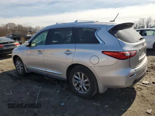 2015 Infiniti QX60 with VIN 5N1AL0MM0FC515754, listed as a Copart auction lot 48455105 with 95,431 mi miles and Salvage title. Bid and sale history available at DreamBid. Image 2.