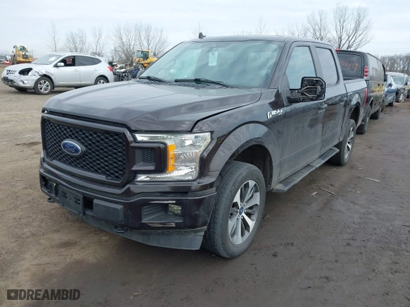 2020 Ford F-150 XL with VIN 1FTEW1EP8LKE54005, listed as a IAAI auction lot 41665480 with 33,637 mi miles. Bid and sale history available at carsss.com. Image 20.