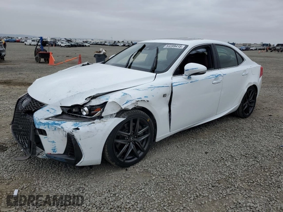 2017 Lexus IS 350 with VIN JTHBE1D22H5028603, listed as a Copart auction lot 53209415 with Not provided miles and Salvage title. Bid and sale history available at DreamBid. Image 1.