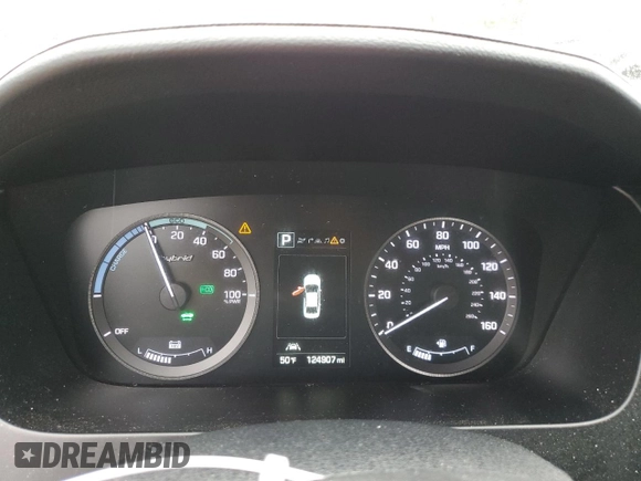2017 Hyundai Sonata Hybrid Limited with VIN KMHE34L1XHA059244, listed as a Copart auction lot 65961053 with 124,907 mi miles. Bid and sale history available at carsss.com. Image 9.