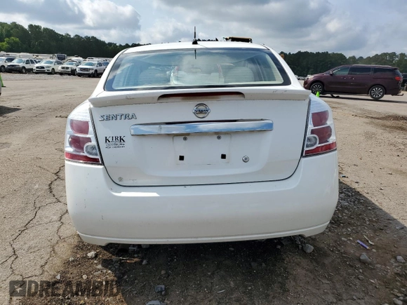 2012 Nissan Sentra 2.0 with VIN 3N1AB6APXCL754739, listed as a Copart auction lot 57409295 with 182,661 mi miles and Salvage title. Bid and sale history available at DreamBid. Image 6.