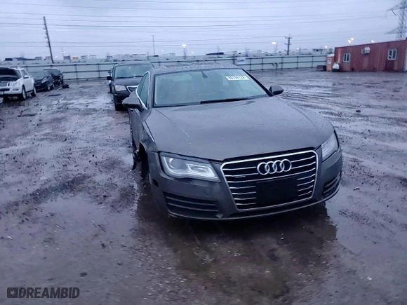 2012 Audi A7 3.0 Premium Plus with VIN WAUYGAFC5CN142077, listed as a Copart auction lot 86194124 with 100,050 mi miles and Salvage Title. Bid and sale history available at carsss.com. Image 10.