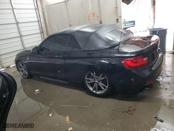 2015 BMW 2 Series M235i with VIN WBA1M1C55FV393797, listed as a Copart auction lot 44534245 with 93,136 mi miles and Salvage Title. Bid and sale history available at carsss.com. Image 2.