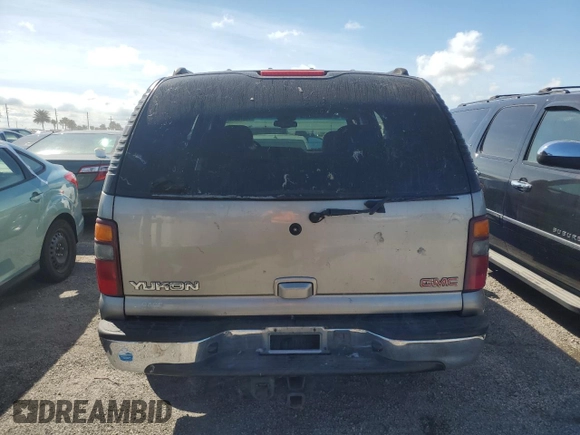 2000 GMC Yukon SLT with VIN 1GKEK13T9YJ105125, listed as a Copart auction lot 75078044 with 0 mi miles and Salvage Title. Bid and sale history available at carsss.com. Image 6.