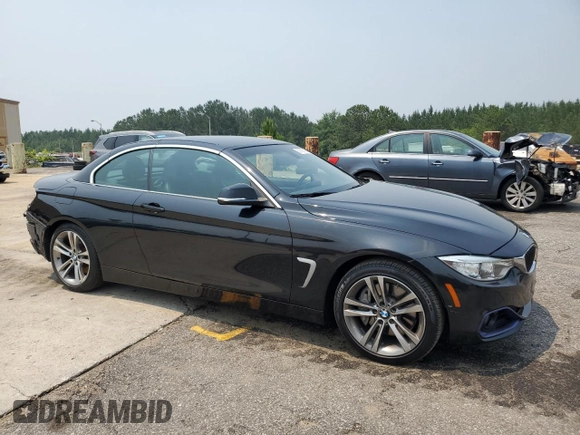 2015 BMW 4 Series 435i with VIN WBA3T3C53F5A40517, listed as a Copart auction lot 58792675 with 77,933 mi miles and Salvage title. Bid and sale history available at DreamBid. Image 4.