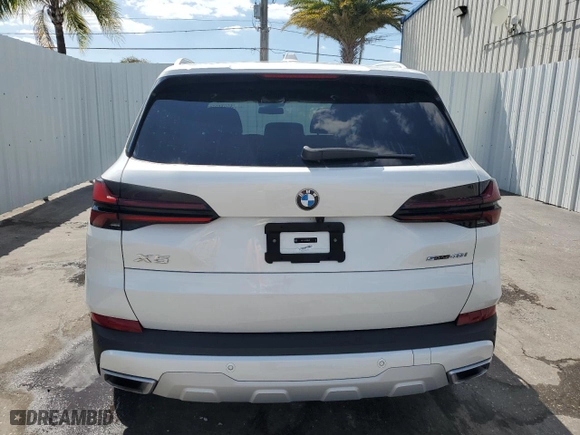 2024 BMW X5 sDrive40i with VIN 5UX13EU03R9T50071, listed as a Copart auction lot 53901495 with 34,178 mi miles and Clean Title. Bid and sale history available at carsss.com. Image 6.