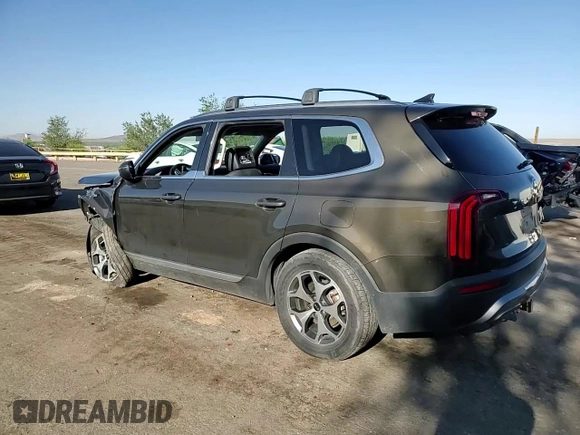2020 Kia Telluride EX with VIN 5XYP34HC2LG003198, listed as a Copart auction lot 57534885 with Not provided miles and Salvage title. Bid and sale history available at DreamBid. Image 14.