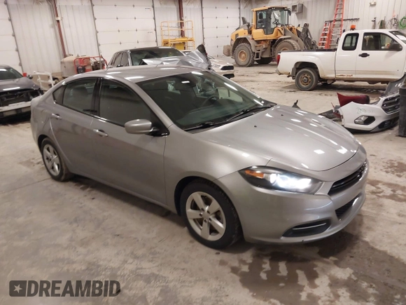 2015 Dodge Dart SXT with VIN 1C3CDFBBXFD378044, listed as a IAAI auction lot 41943120 with 121,282 mi miles. Bid and sale history available at carsss.com. Image 1.