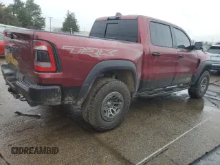 2024 Ram 1500 TRX with VIN 1C6SRFU9XRN215340, listed as a Copart auction lot 42244625 with 5,855 mi miles and Salvage Title. Bid and sale history available at carsss.com. Image 3.