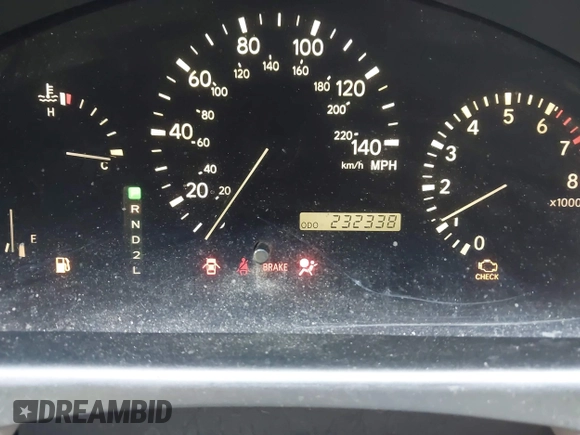 2002 Lexus RX 300 z VIN JTJHF10U320250326, wystawiony jako IAAI lot #42361530 z przebiegiem 232 338 mil mil oraz . Historia ofert i sprzedaży dostępna na DreamBid. Obrazek 7.