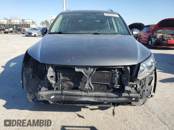 2012 Volkswagen Tiguan SE with VIN WVGAV7AX8CW080123, listed as a Copart auction lot 88922235 with 159,093 mi miles and Salvage Title. Bid and sale history available at DreamBid. Image 5.