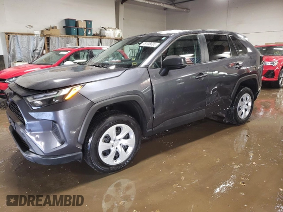 2023 Toyota RAV4 LE with VIN 2T3F1RFV8PW366373, listed as a Copart auction lot 49106695 with 25,749 mi miles and Salvage Title. Bid and sale history available at carsss.com. Image 1.
