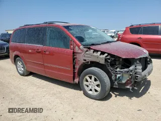 2008 Chrysler Town & Country Touring with VIN 2A8HR54P68R697665, listed as a Copart auction lot 50191445 with 145,000 mi miles and Salvage Title. Bid and sale history available at carsss.com. Image 4.