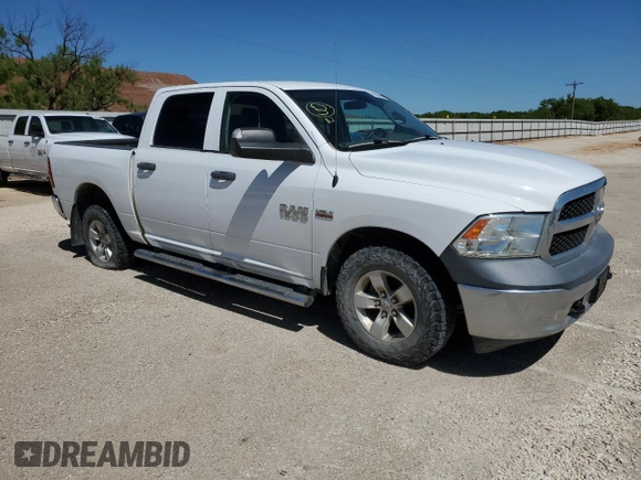 2018 Ram 1500 Tradesman with VIN 1C6RR7KT9JS313123, listed as a Copart auction lot 52901325 with 164,100 mi miles and Clean title. Bid and sale history available at DreamBid. Image 4.