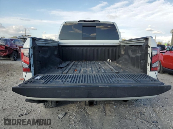 2021 Nissan Titan SV with VIN 1N6AA1EDXMN506587, listed as a Copart auction lot 85530864 with 94,339 mi miles and Salvage title. Bid and sale history available at DreamBid. Image 6.
