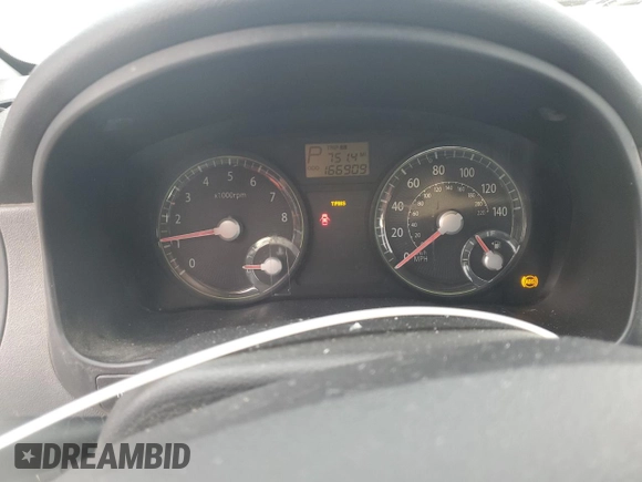 2008 Kia Rio LX with VIN KNADE163X86344872, listed as a Copart auction lot 48530245 with 166,909 mi miles and Salvage Title. Bid and sale history available at carsss.com. Image 9.
