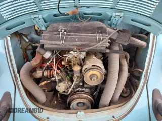 1974 Volkswagen Beetle with VIN 1142451120, listed as a Copart auction lot 63041995 with 10,102 mi miles and Salvage title. Bid and sale history available at DreamBid. Image 11.
