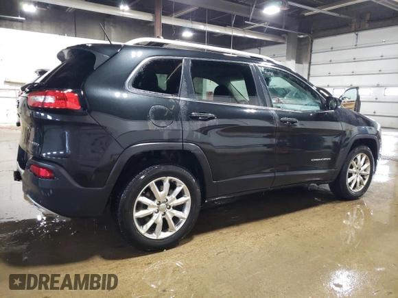 2015 Jeep Cherokee Limited with VIN 1C4PJMDSXFW634355, listed as a Copart auction lot 49205435 with 240,279 mi miles and Non Repairable. Bid and sale history available at DreamBid. Image 3.