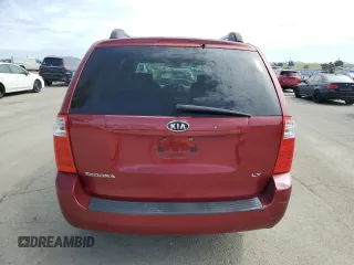2008 Kia Sedona LX with VIN KNDMB233686218479, listed as a Copart auction lot 50228685 with 200,945 mi miles and Salvage Title. Bid and sale history available at carsss.com. Image 6.