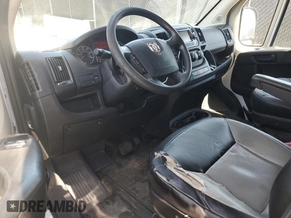 2015 Ram ProMaster Cargo with VIN 3C6TRVDG3FE517257, listed as a Copart auction lot 53466845 with 184,174 mi miles and Clean Title. Bid and sale history available at carsss.com. Image 8.