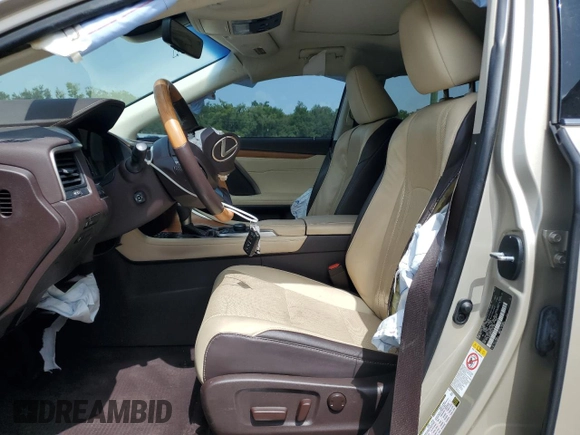 2018 Lexus RX 350 z VIN 2T2ZZMCA4JC104390, wystawiony jako Copart lot #59490665 z przebiegiem 108 237 mil mil oraz Szkoda całkowita • Salvage title. Historia ofert i sprzedaży dostępna na DreamBid. Obrazek 7.