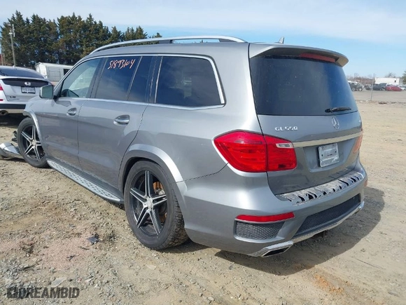 2015 Mercedes-Benz GL-Class GL 550 with VIN 4JGDF7DE2FA488946, listed as a IAAI auction lot 41769097 with 74,414 mi miles. Bid and sale history available at carsss.com. Image 3.