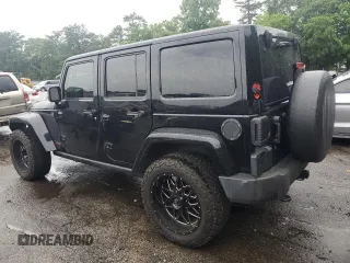 2015 Jeep Wrangler Unlimited Sahara with VIN 1C4BJWEG6FL643460, listed as a Copart auction lot 58557765 with 130,181 mi miles and Salvage title. Bid and sale history available at DreamBid. Image 2.