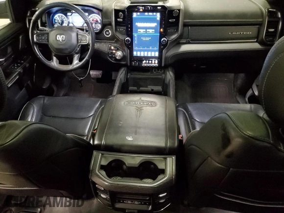2020 Ram 1500 Limited with VIN 1C6SRFHT1LN141853, listed as a Copart auction lot 62845155 with 109,772 mi miles and Salvage title. Bid and sale history available at DreamBid. Image 8.